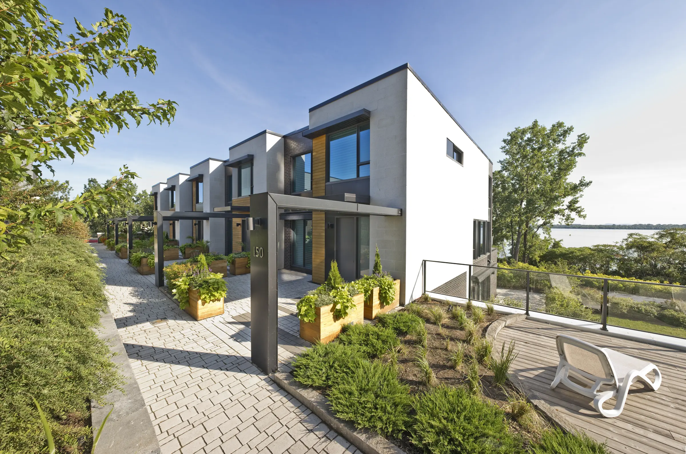 Town homes landscaping