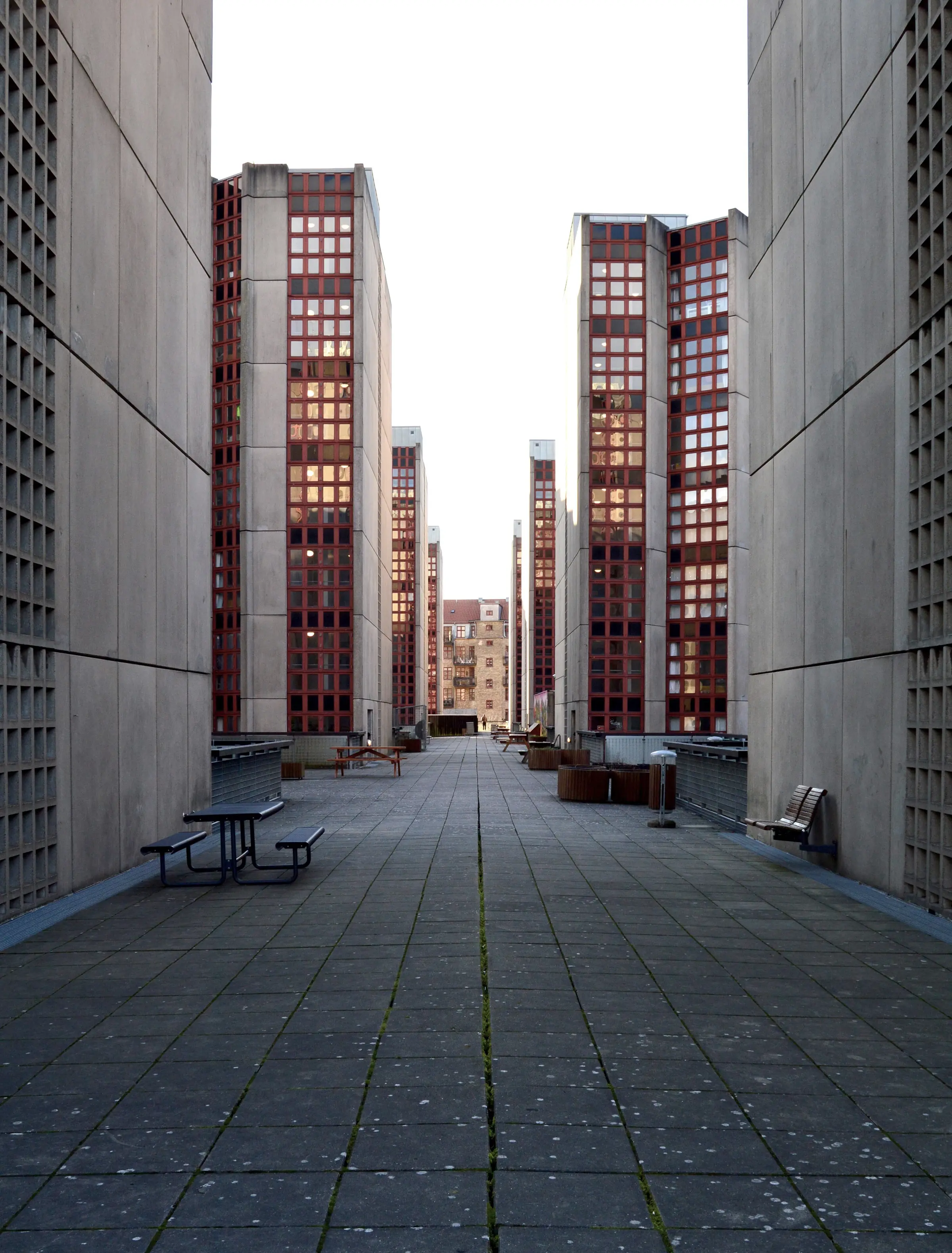 Environnement minéral avant l'aménagement du Social Spine