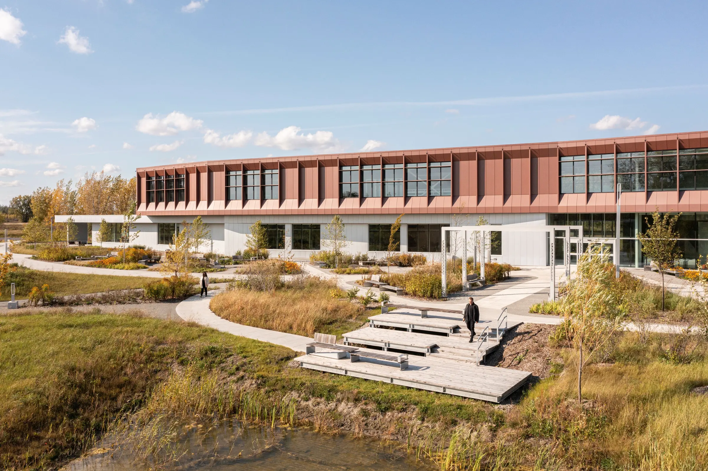 Entrée de l'Espace citoyen des Confluents