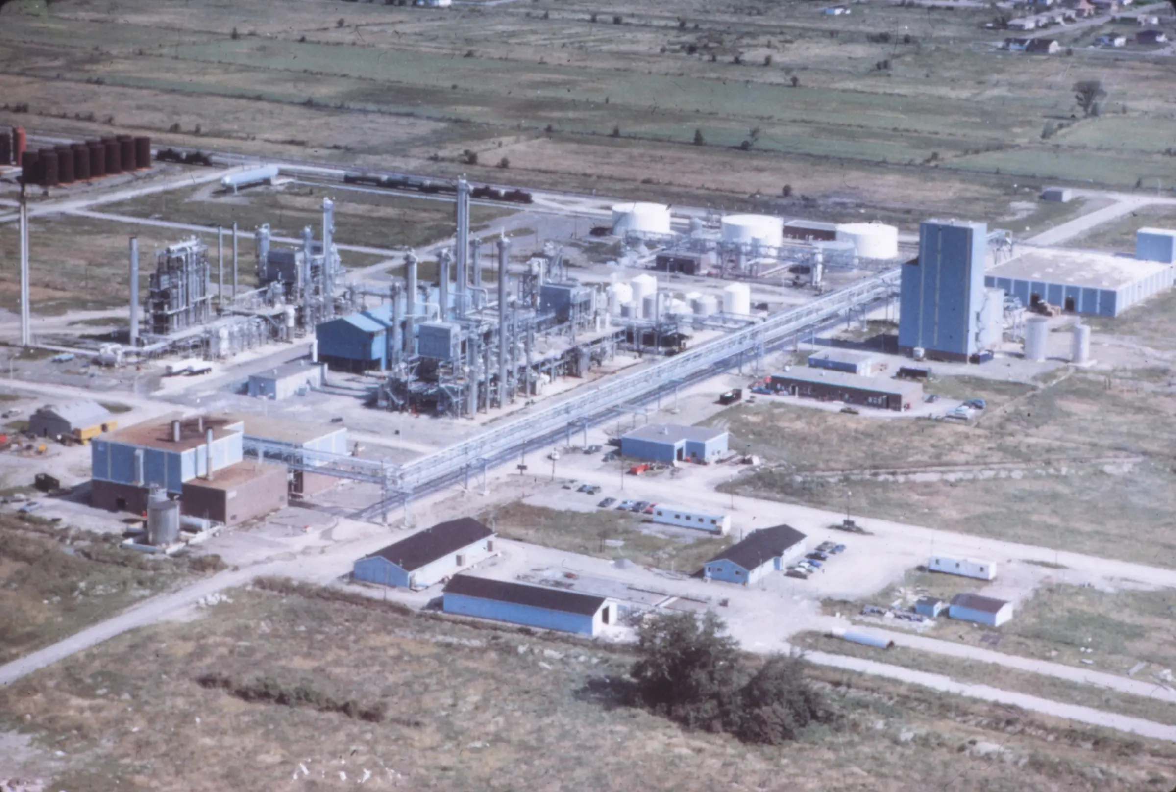 Photo d'archive du site industriel