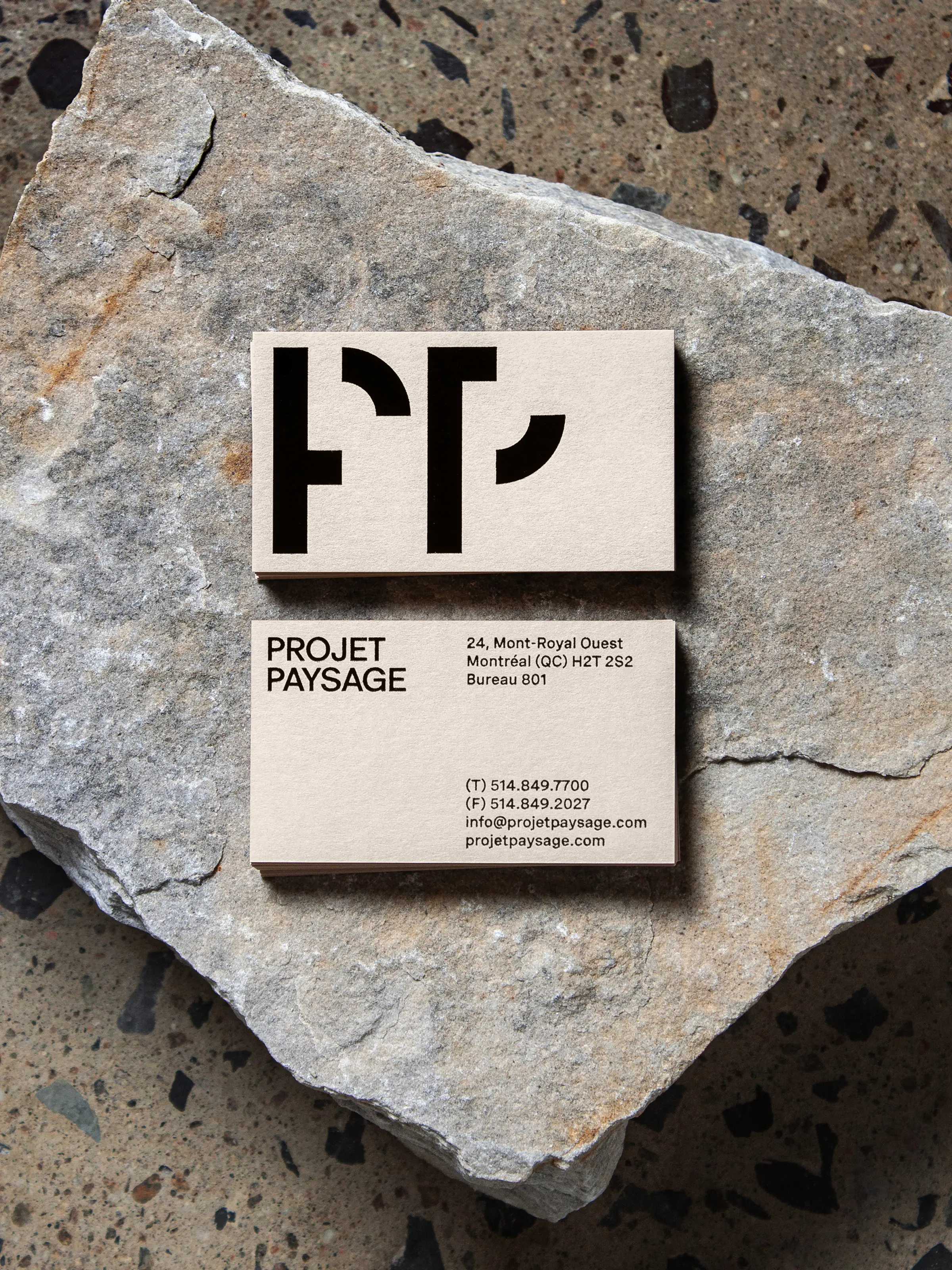 Projet Paysage business card