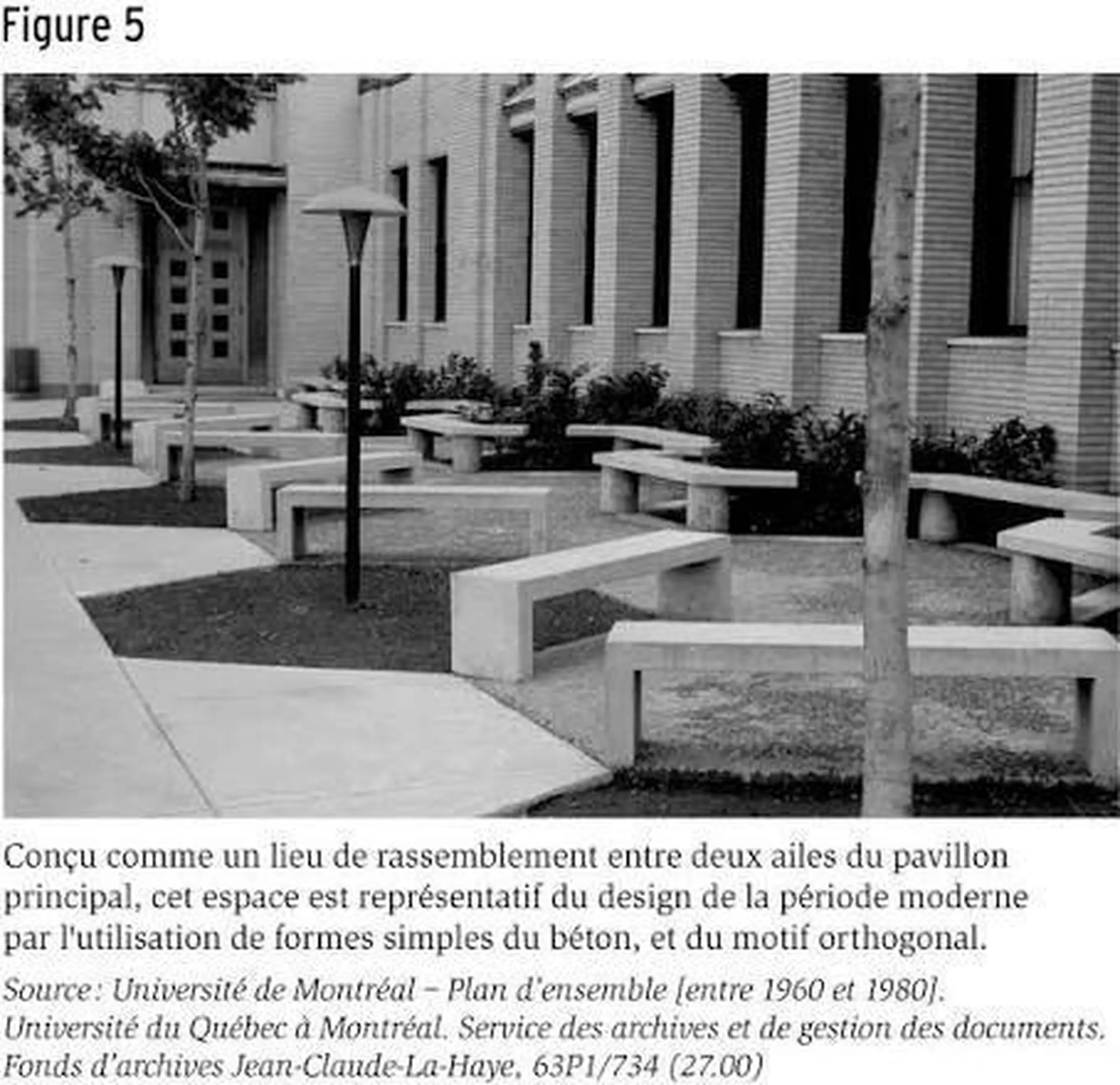 Mobilier de béton Jean-Claude La Haye