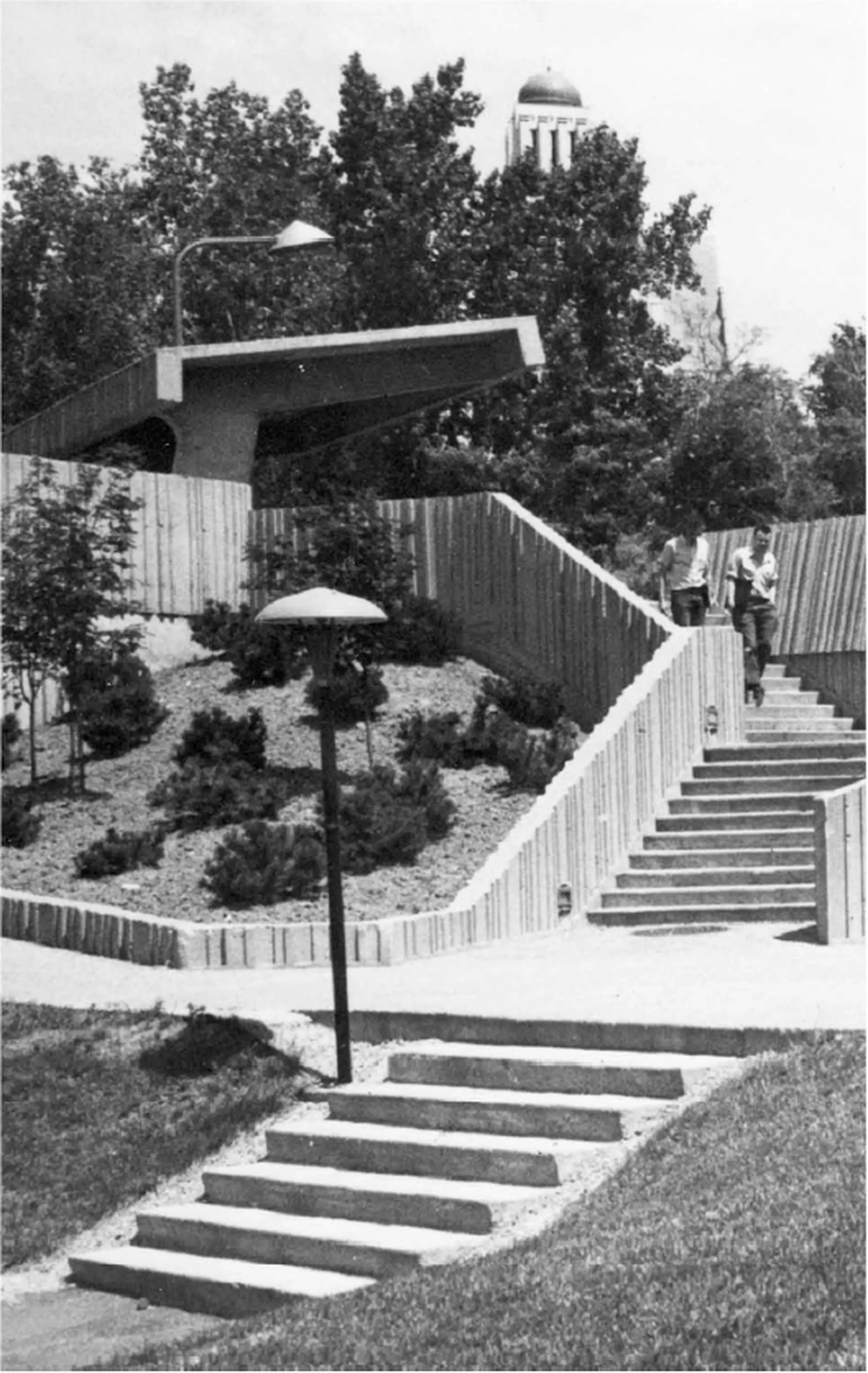 Escalier de béton Jean-Claude La Haye