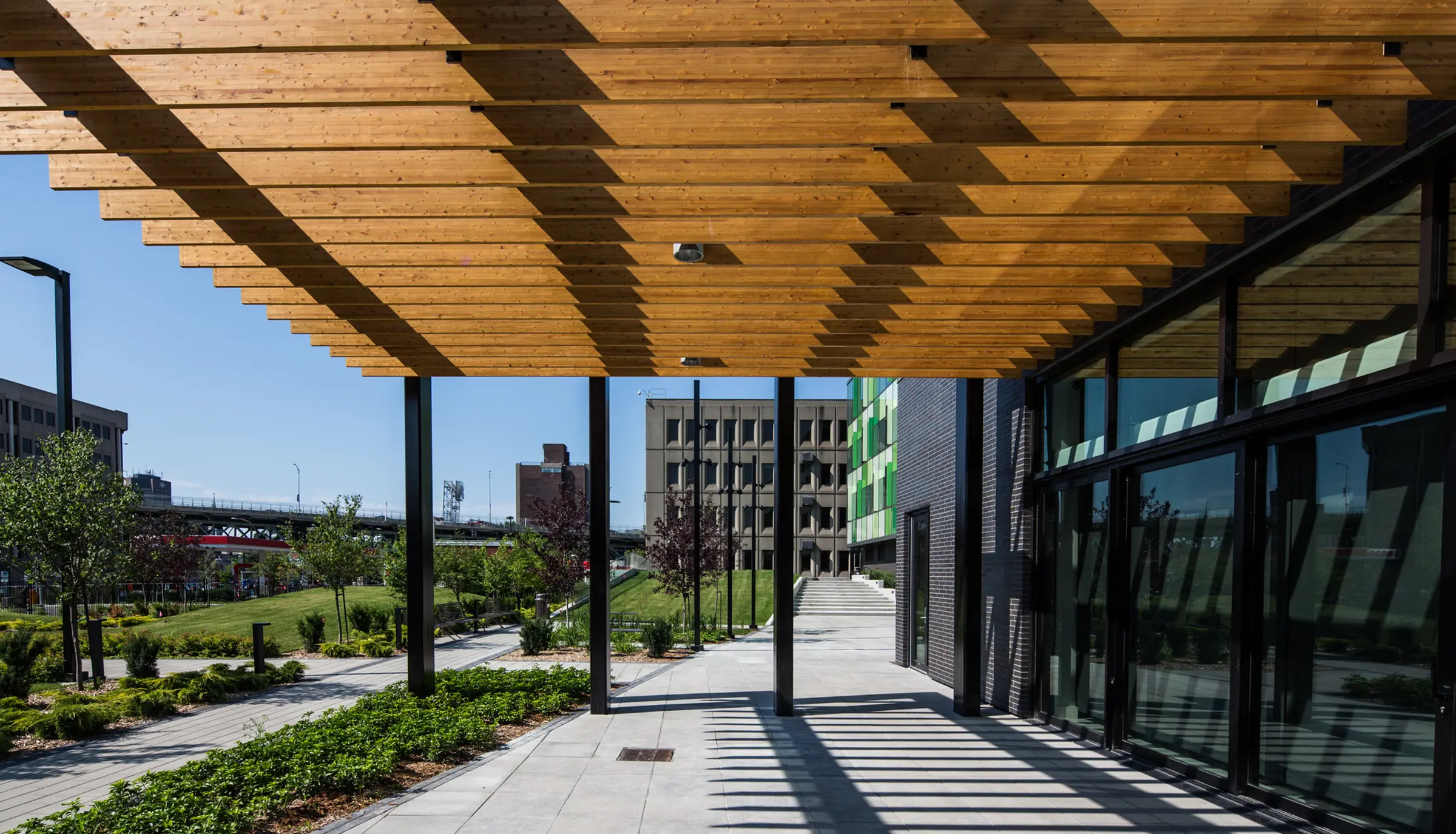 Outside view of the entrance