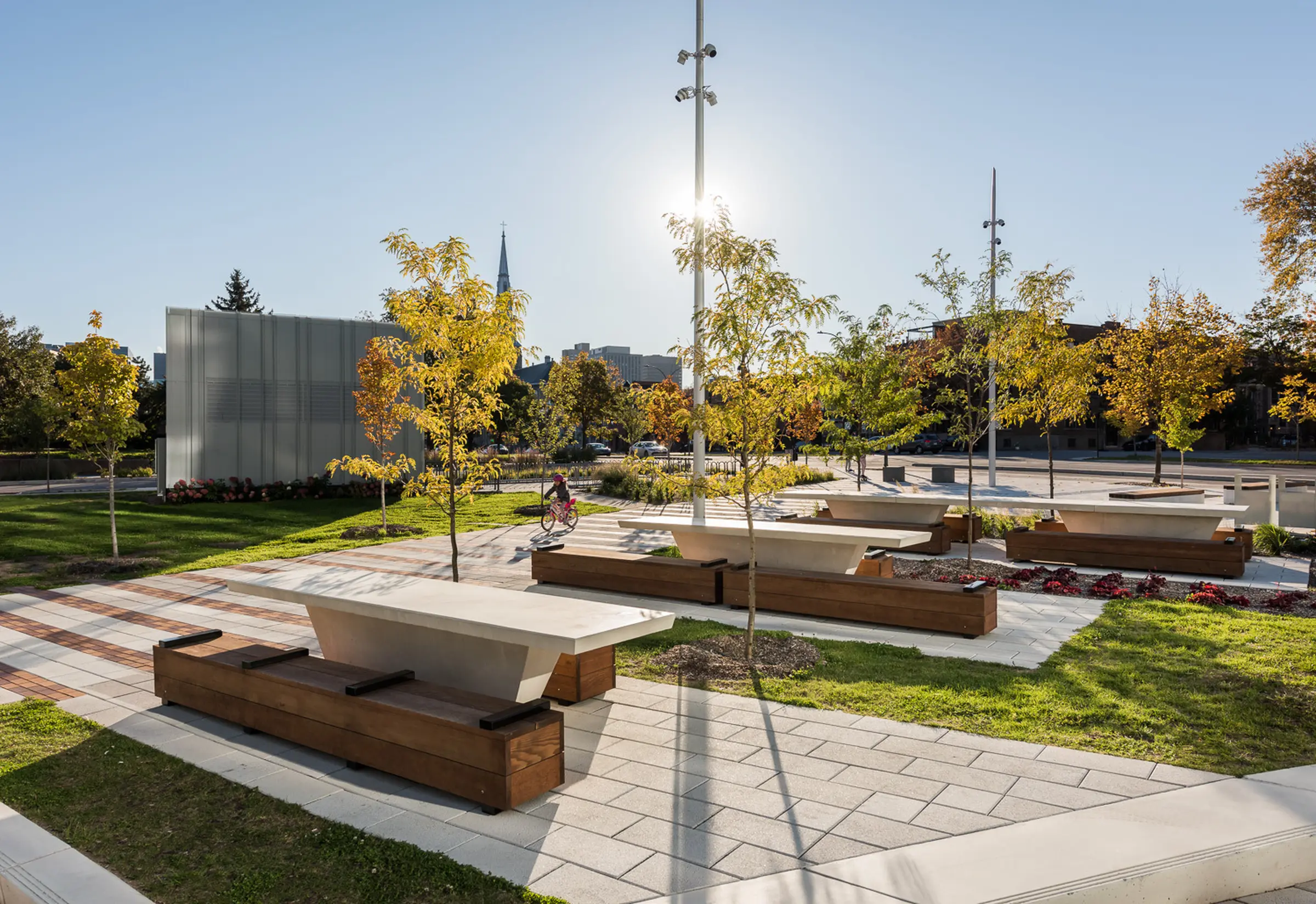 Gathering place for the community and employees of Maison de Radio-Canada