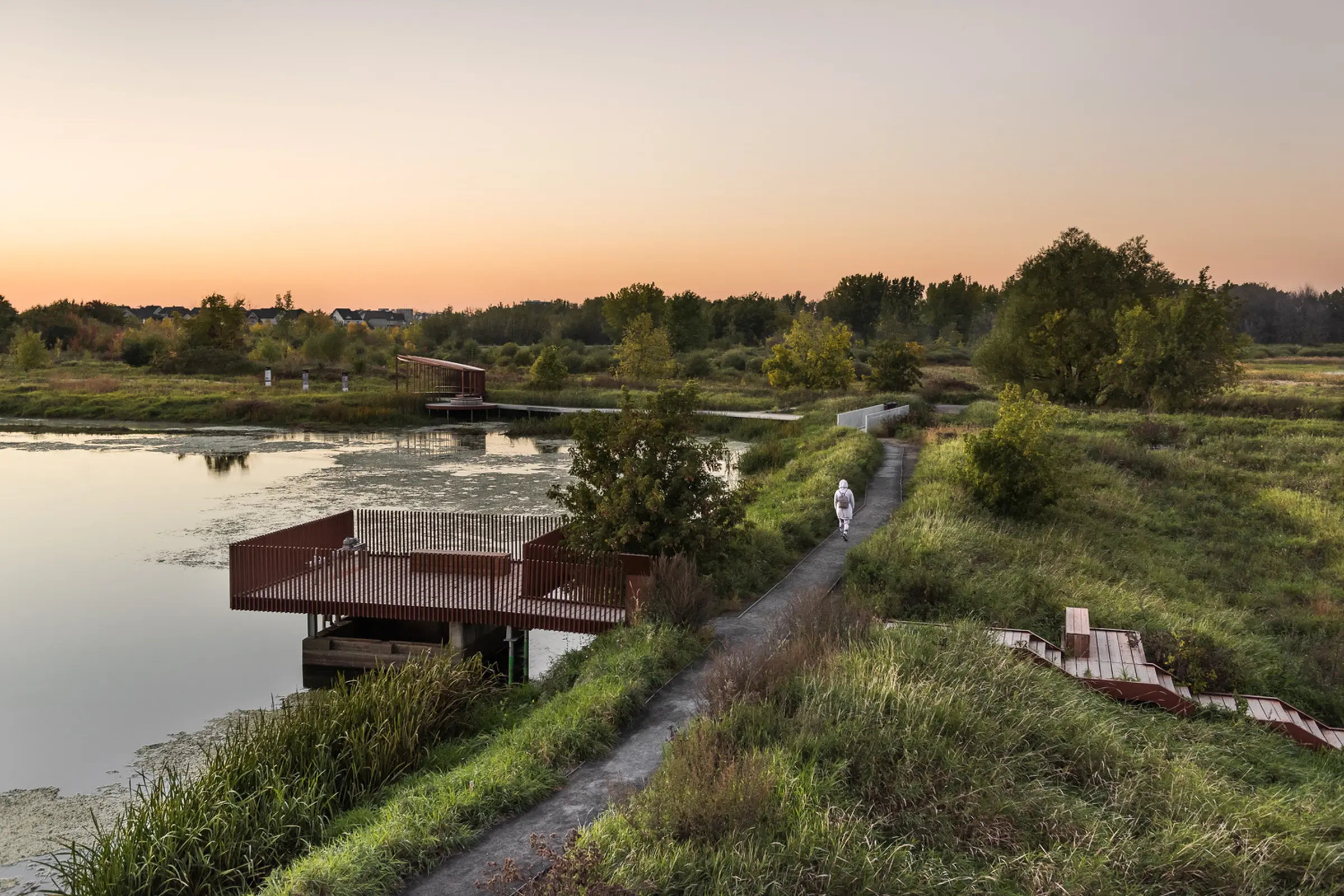 Sentiers d'exploration au coeur du Parc de conservation Ruisseau de Feu
