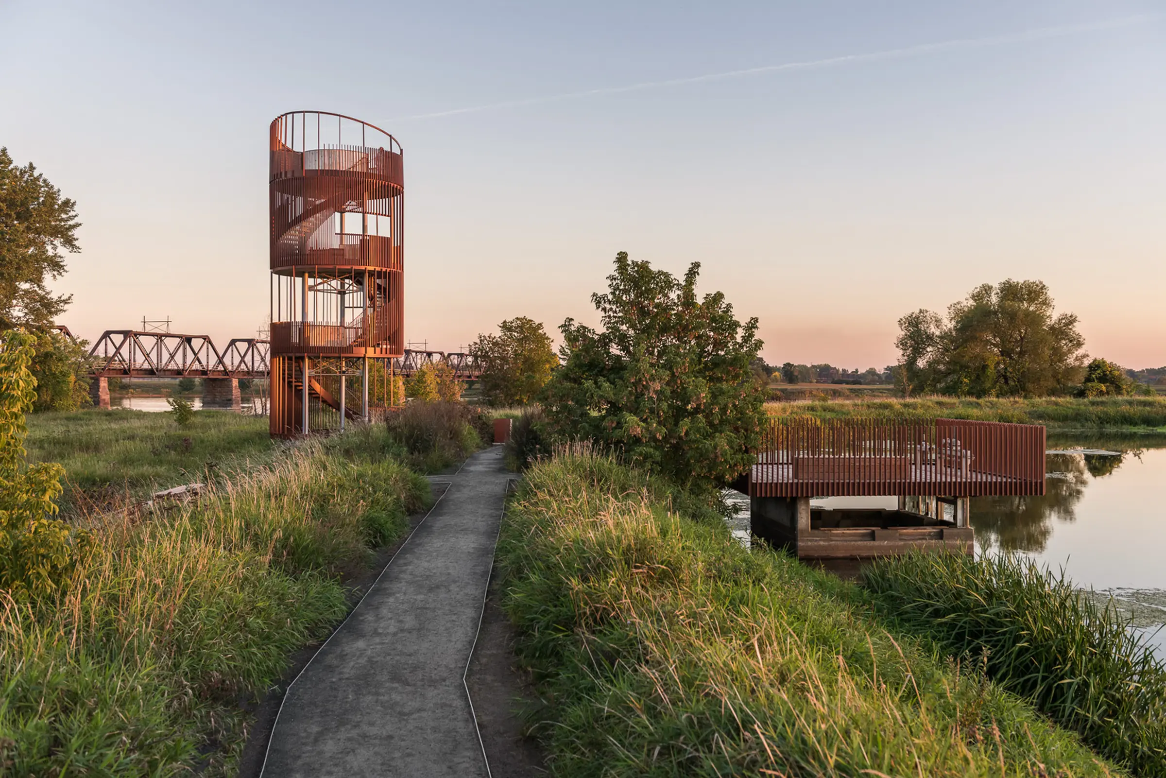 Tour d’observation en acier galvanisé