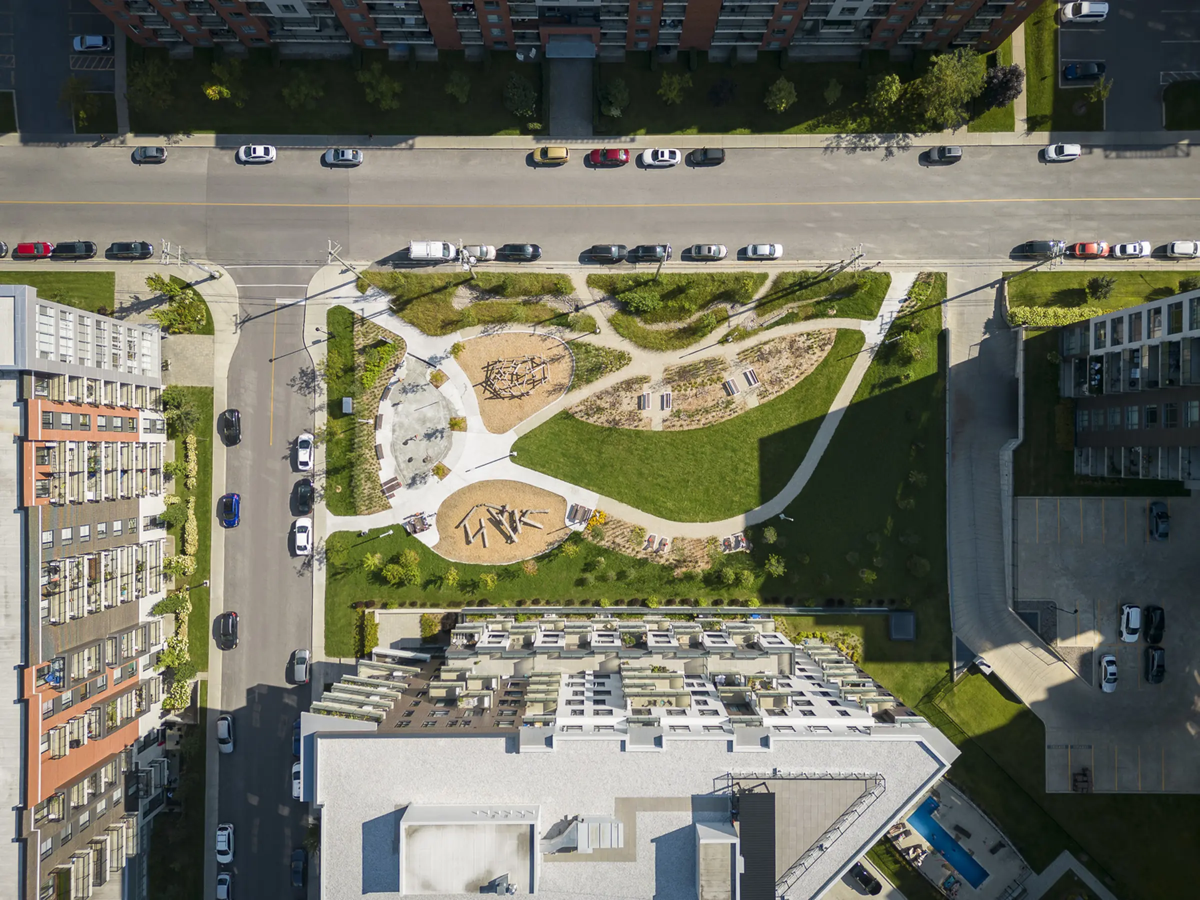 Gathering place for the community of the surrounding residential development