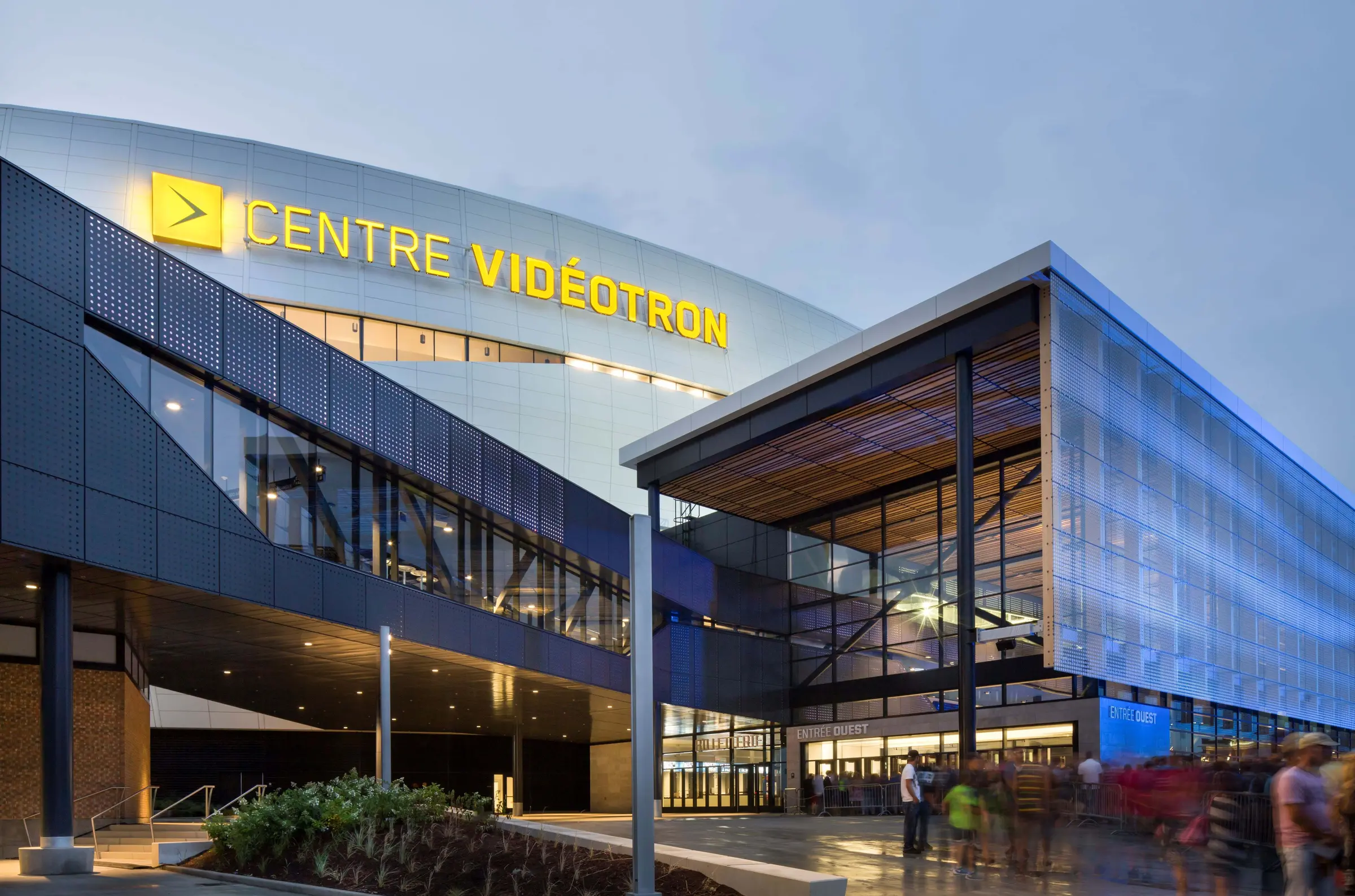 Centre Vidéotron dans la ville de Québec