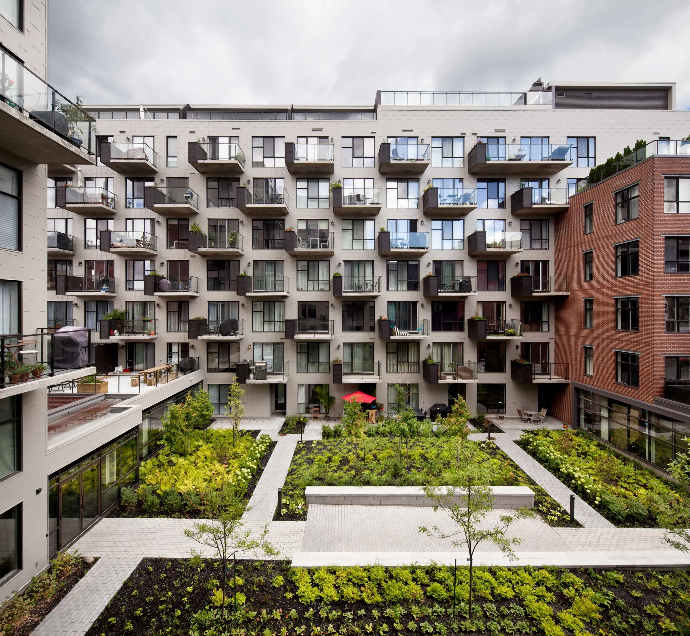 Appartements avec vue sur le jardin