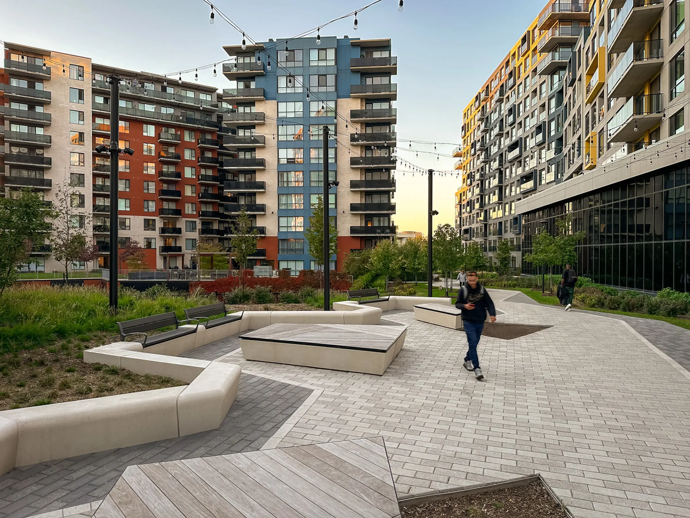 Espace de détente au cœur du passage Yolène-Jumelle