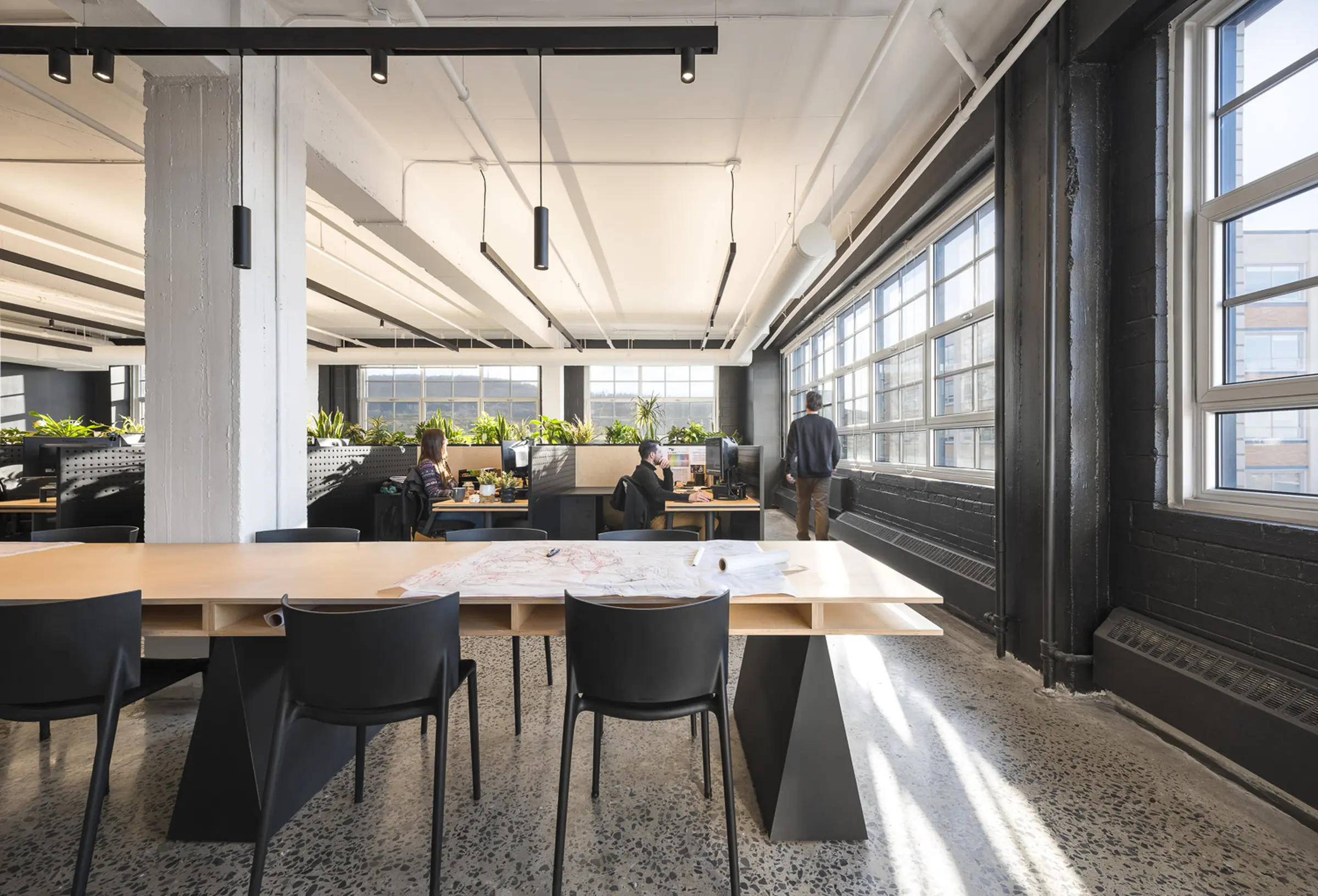 Projet Paysage offices open space