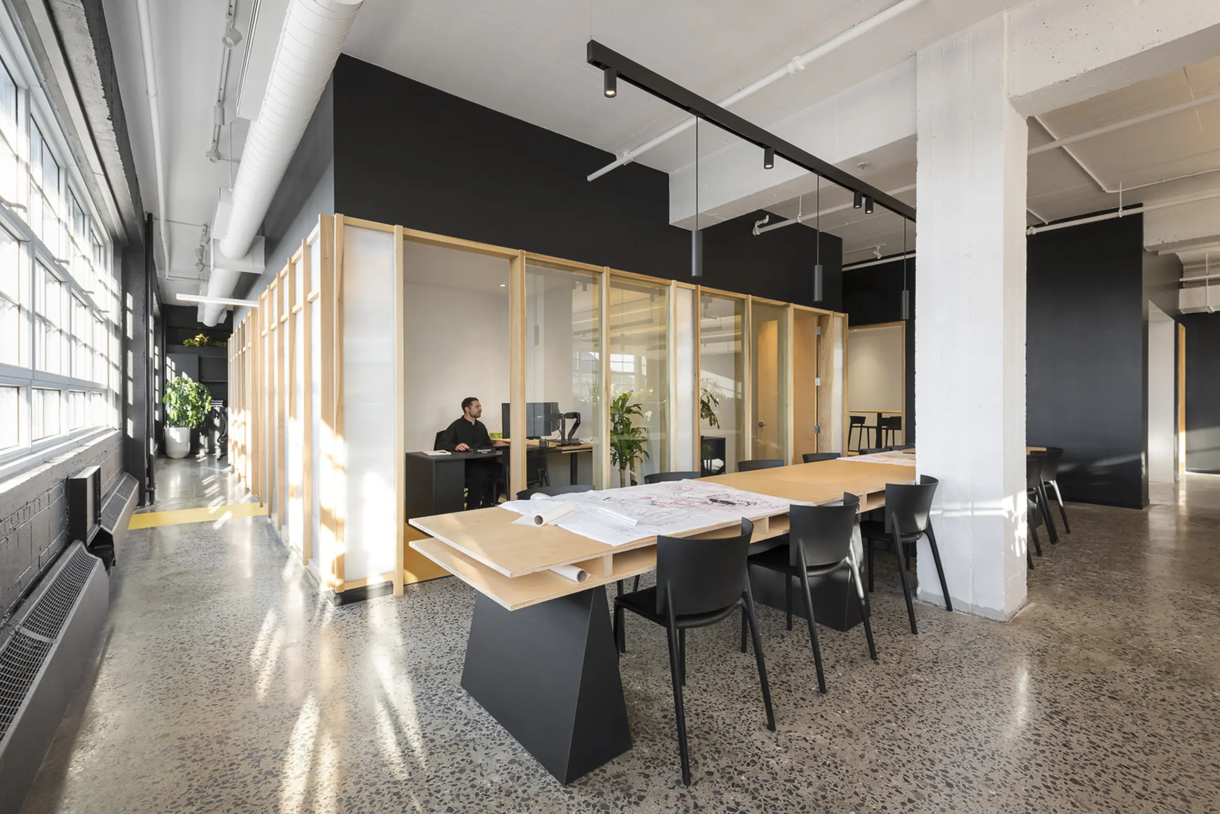 Projet Paysage offices open space