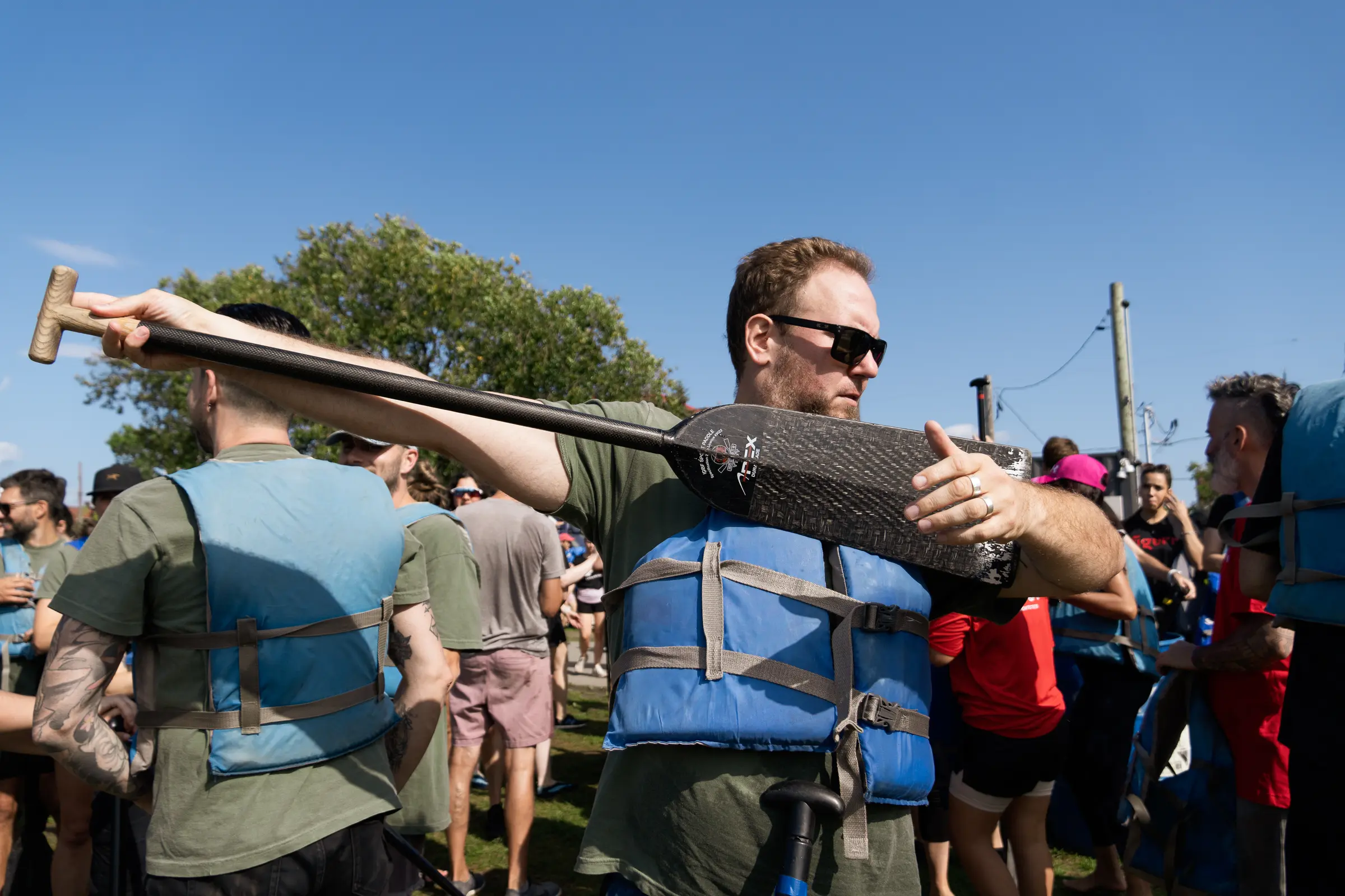 Paddles and equipment
