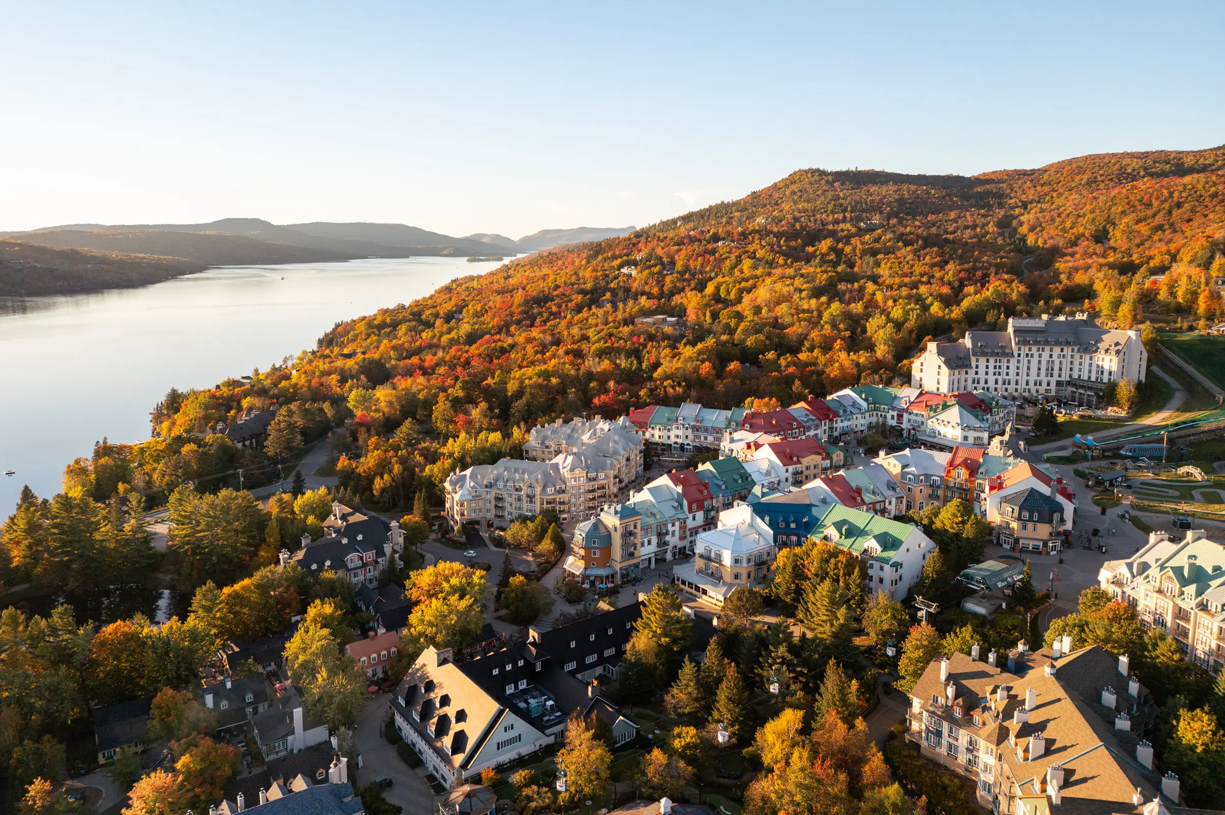 Aerial view of Mont-Tremblant