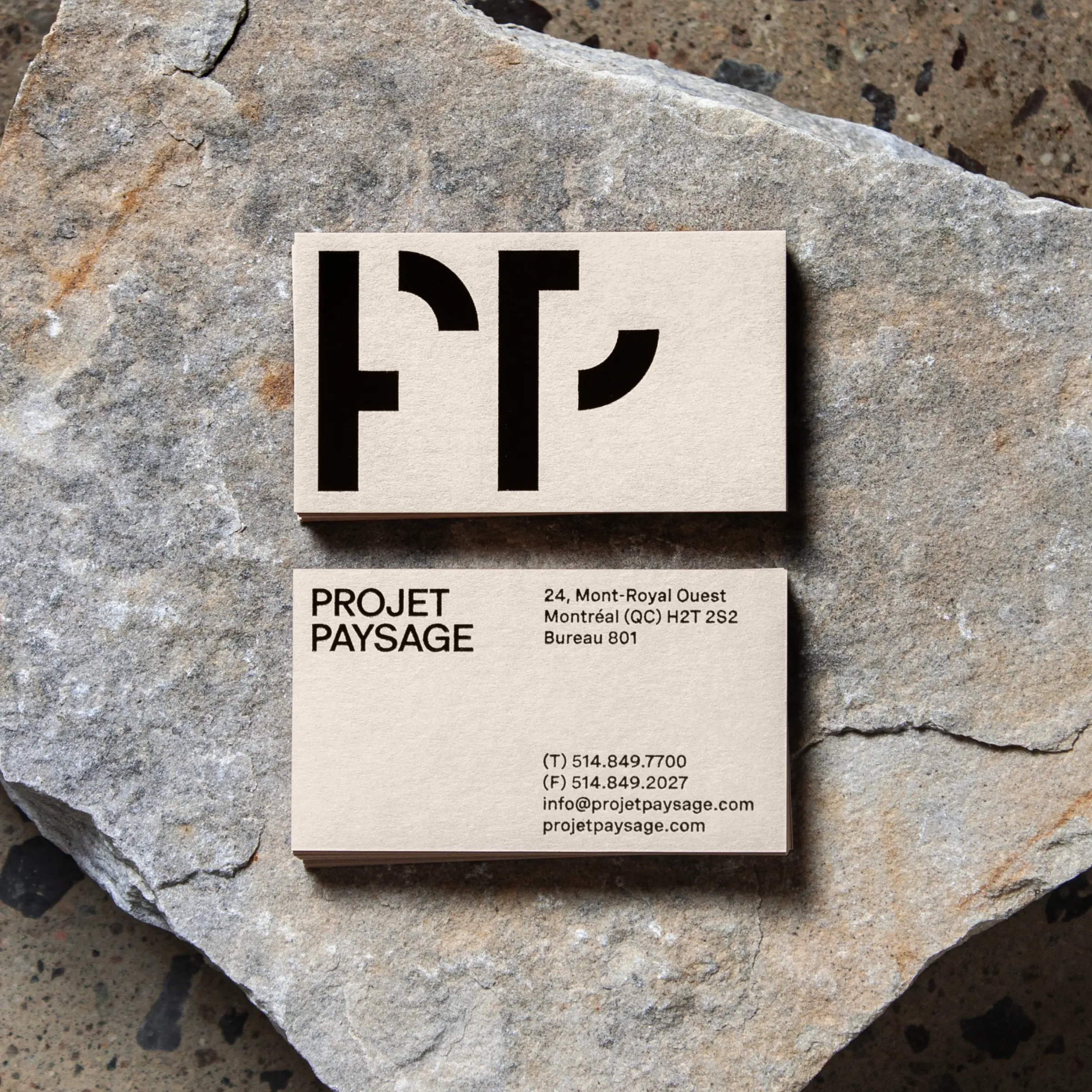 Business card Projet Paysage