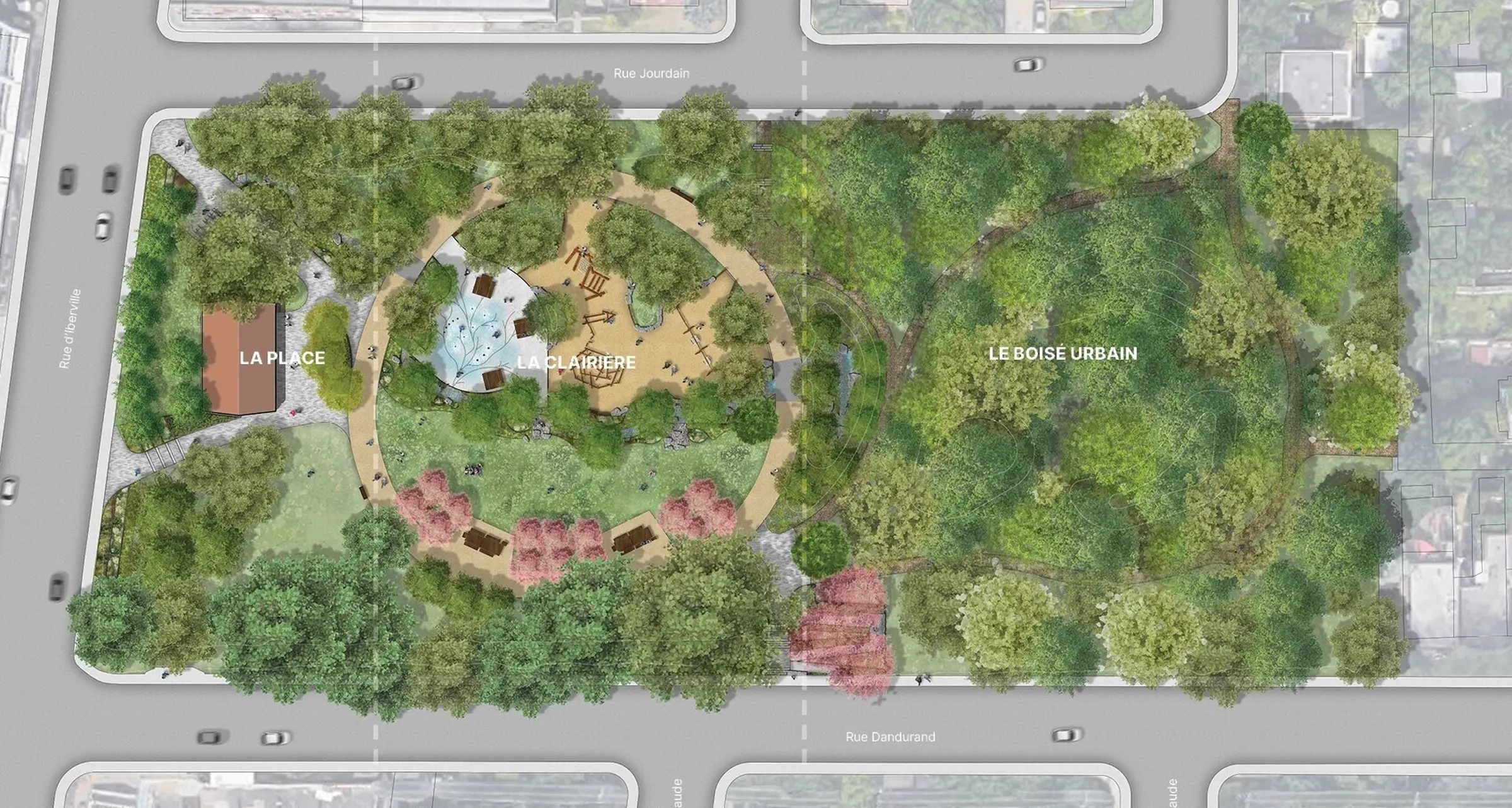 Color Rendering of Rosemont Park
