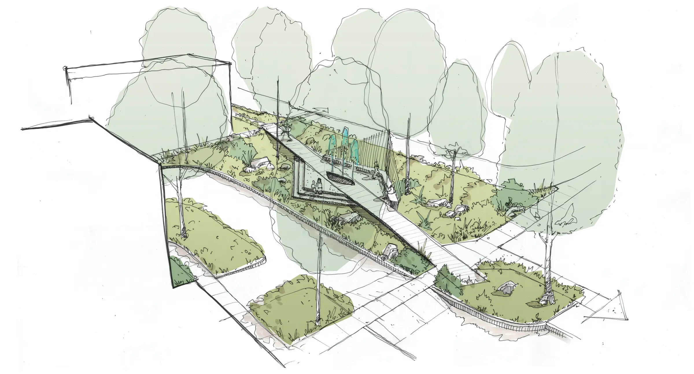 Concept sketch Carré Augier